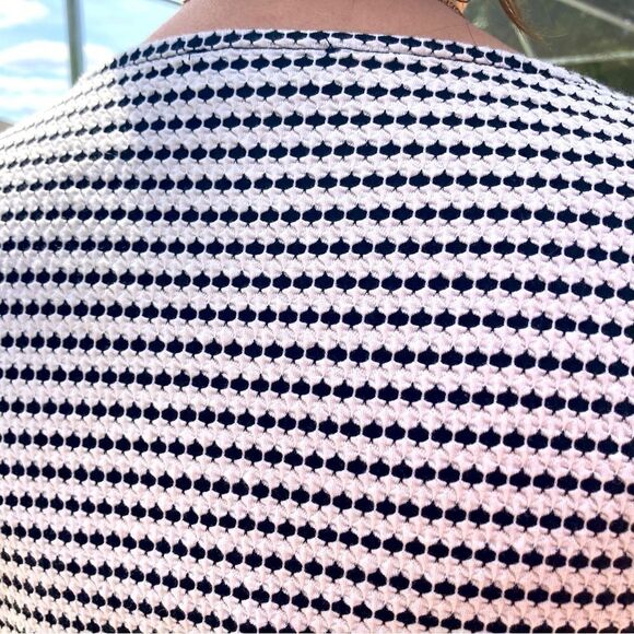 Cache White/Black Stretch Mini Dress Size L - Picture 4 of 7